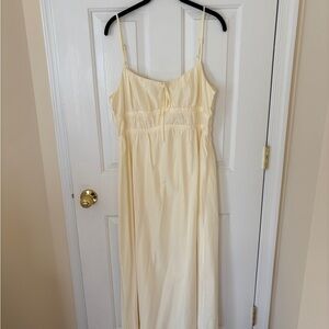 Princess Polly Cream Ruffle Detail Dress